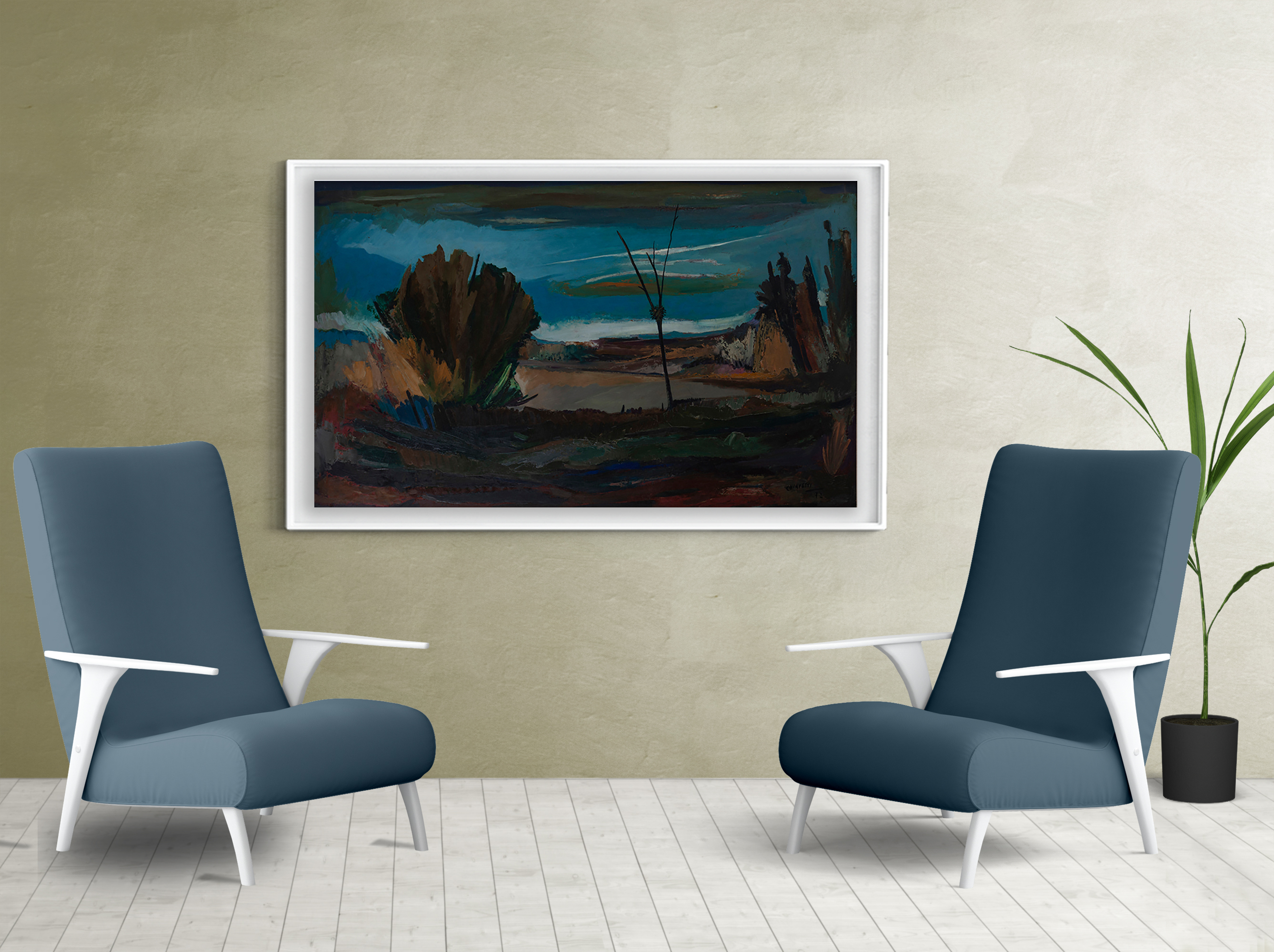 Living cuadro Malvinas 4